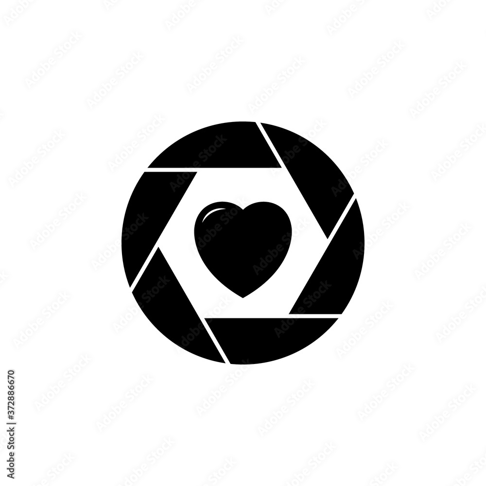 Fototapeta premium Shutter icon template