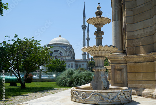 The Dolmabahсe Mosque. Istanbul. Turkey photo