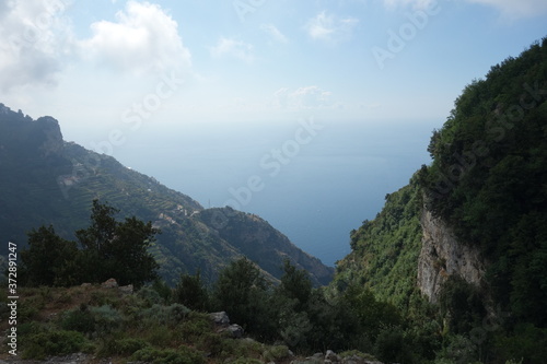 The Path of Gods in Amalfi coast in Italy © logan81