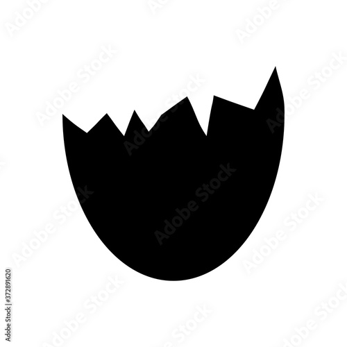 Eierschale und Hintergrund