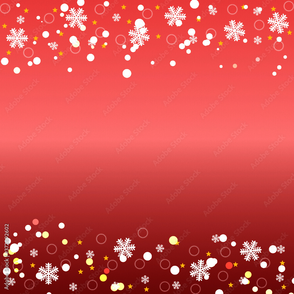 Background red christmas snowflakes star dots Background red christmas snowflakes star dots