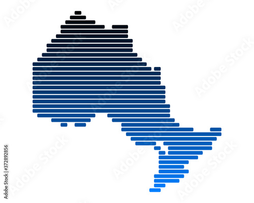 Karte von Ontario