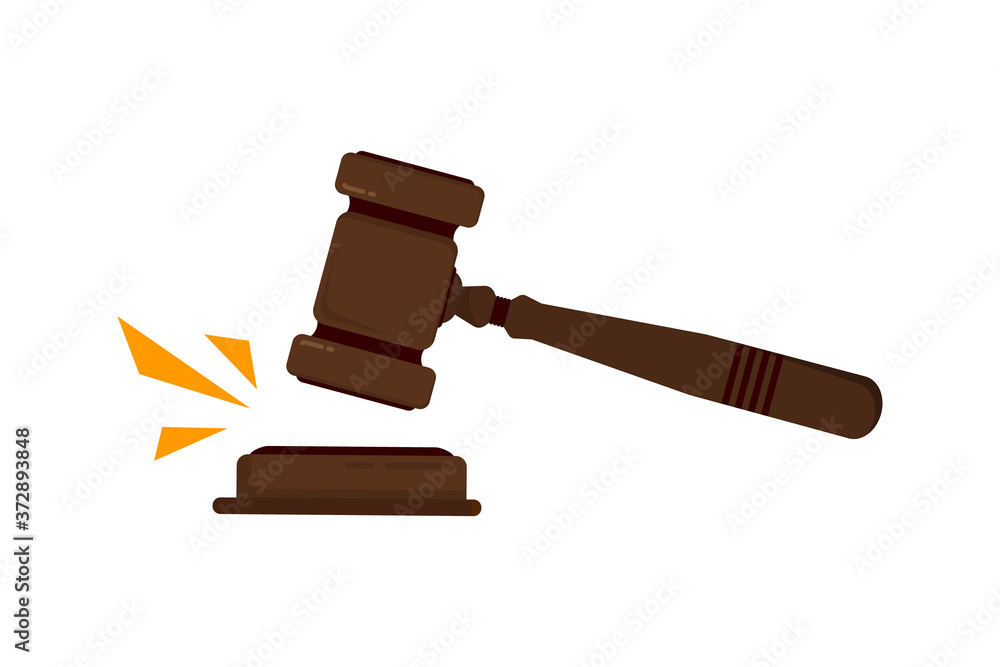 Judge's gavel. Judges gavel hammer for adjudication of sentences and bills, with a wooden stand. Law and justice concept. Wooden auction hammer Judge's gavel. Judges gavel hammer for adjudication of sentences and bills, with a wooden stand. Law and justice concept. Wooden auction hammer