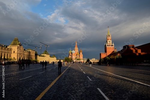   The Red square in Moscow