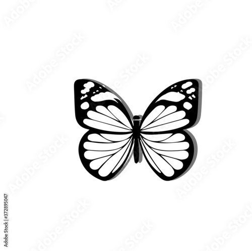 butterfly vector illustration © mr