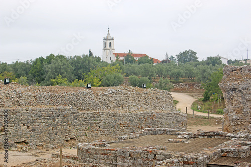 Fotografie Roman remains in Conimbriga, Portugal