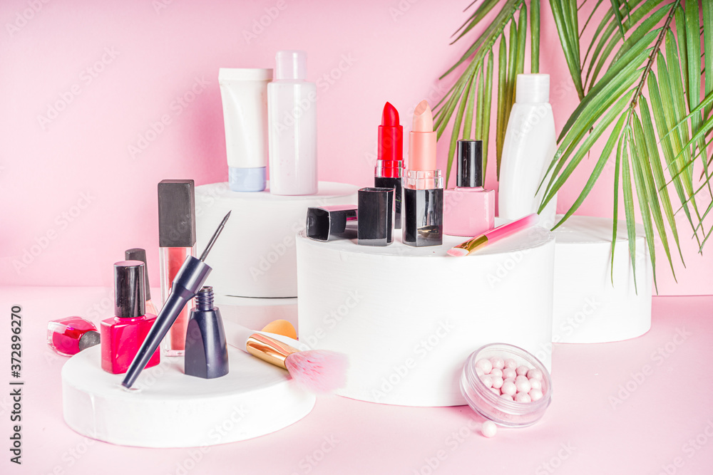 Cosmetics, body care product mockup Cosmetics, body care product mockup
