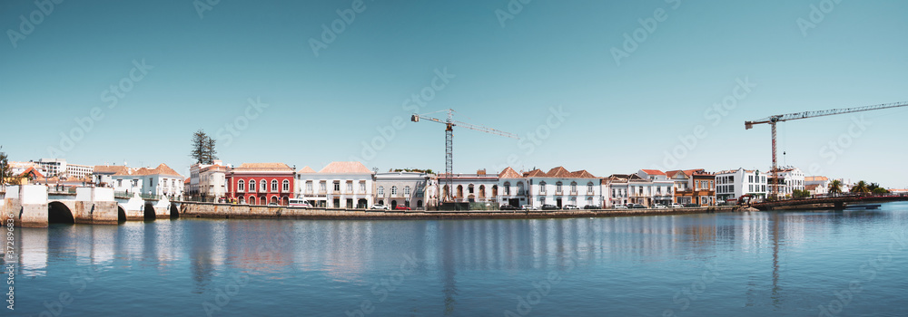 View of the city of Tavira, Portugal