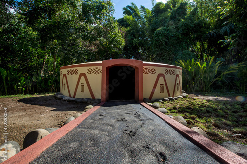 Temazcal- traditional steam sauna bath of Mesoamerican cultures. photo