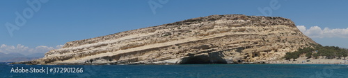 panoramic view of matala