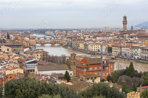 Arno River Florence Italy Cityscape