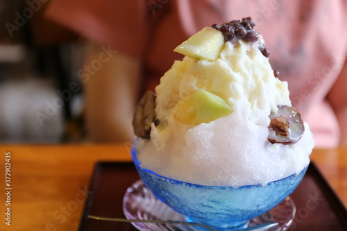 フルーツたっぷりかき氷