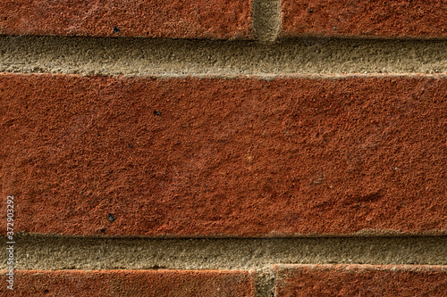 A macro image of a brick wall, good for background use.
