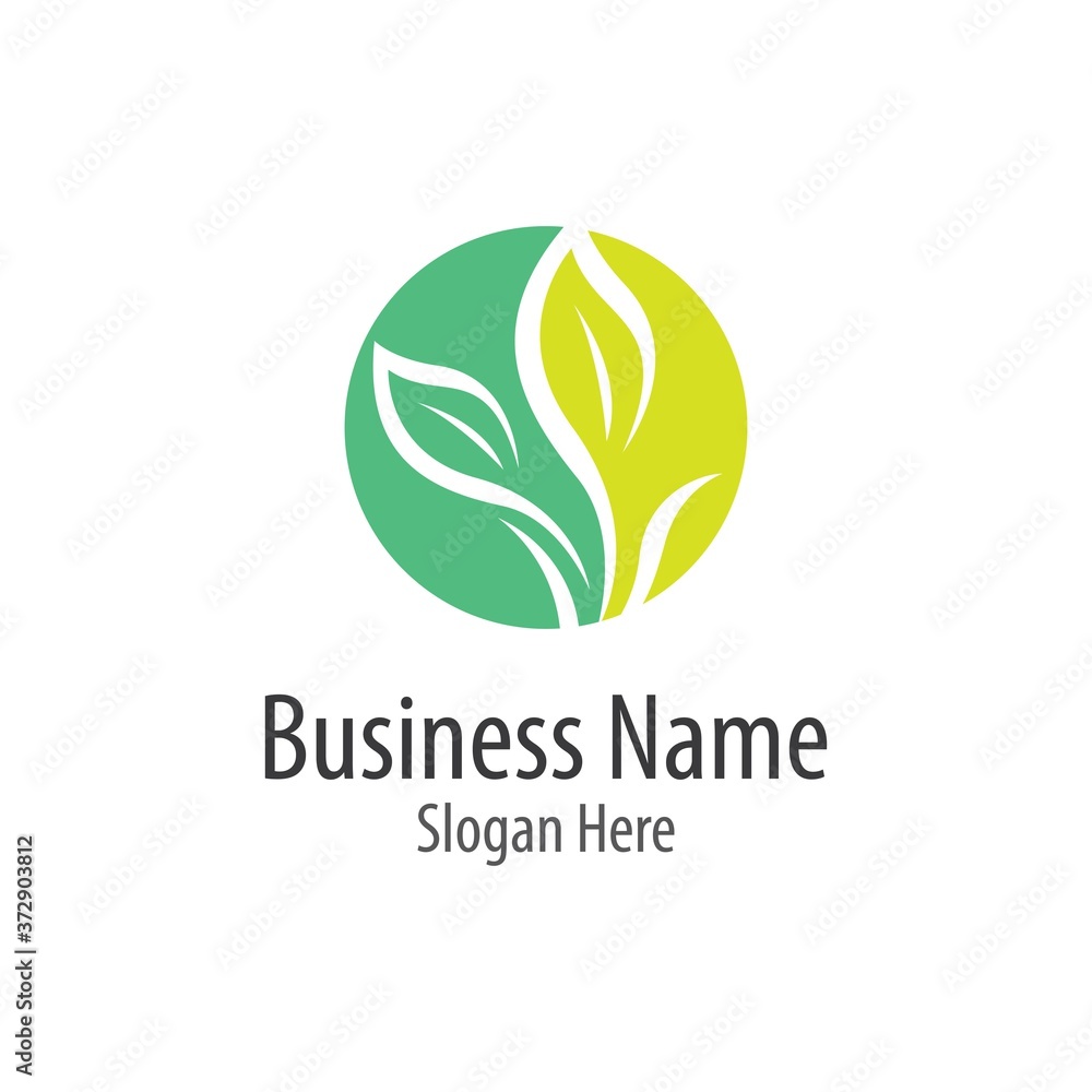Ecology logo vector icon Ecology logo vector icon