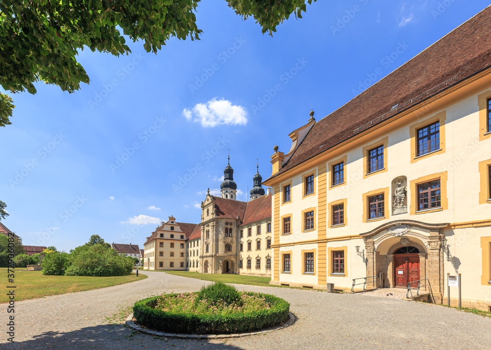 Innenhof des Klosters Marchtal in Obermarchtal