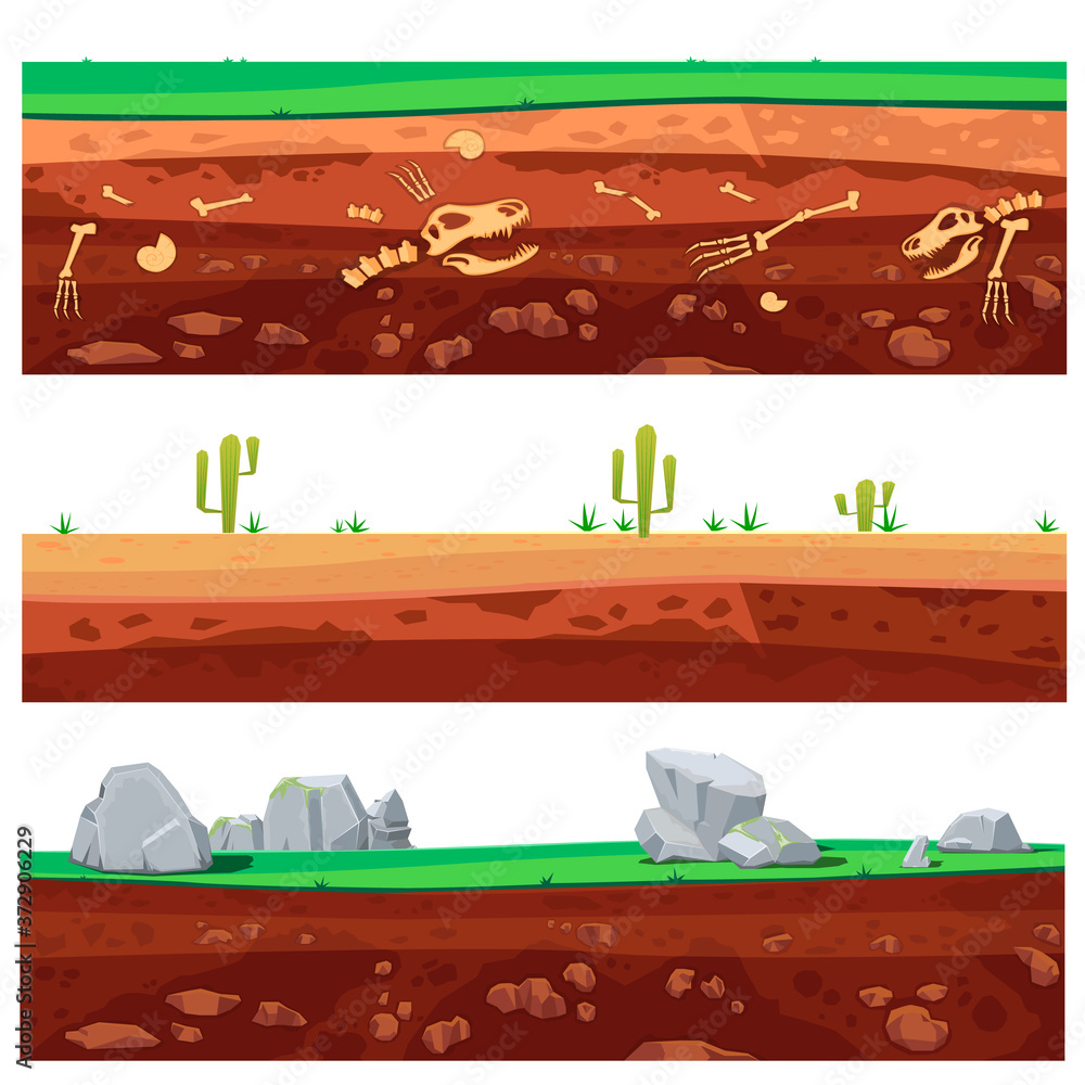 Cartoon rounds layers texture Cartoon rounds layers texture