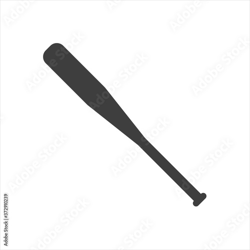 Baseball Bat isolated on a white background. Sports equipment. Vector illustration