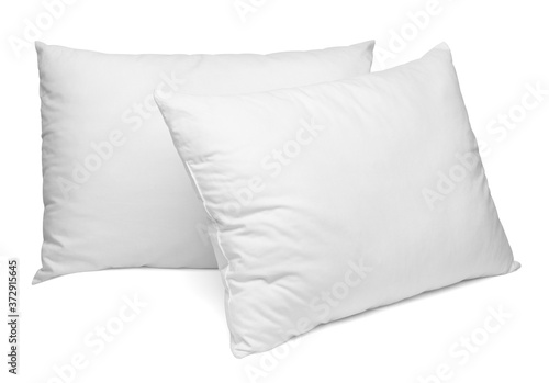 Fototapeta Naklejka Na Ścianę i Meble -  white pillow bedding sleep