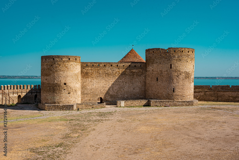 Fortress on the Dniester river