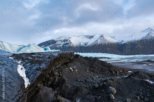 アイスランド ヴァトナヨークトル氷河
