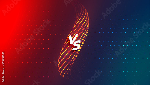 versus vs comparision screen background template design