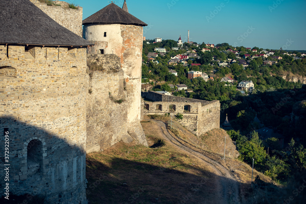 Famous Fortress in Kam'yanets'-Podil's'kyi, Ukraine