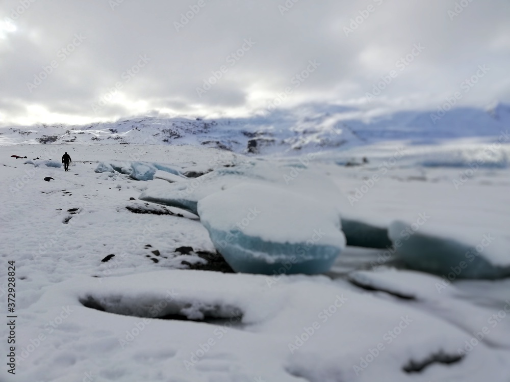 Laguna glaciar Islandia