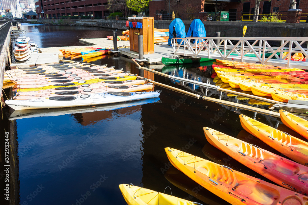 Kayak rentals in Boston, Charles River kayaking