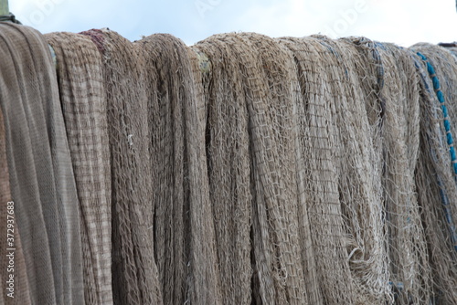 Fischernetze in Kamminke, Insel Usedom photo
