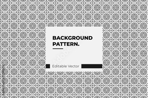 illustration Korea tradition pattern design