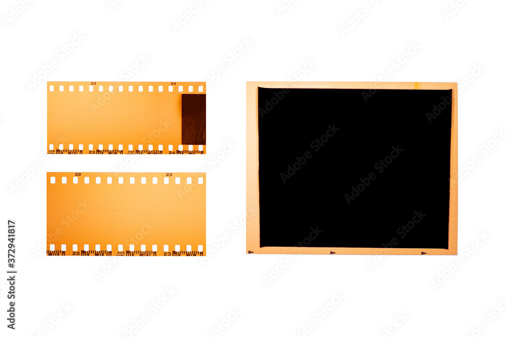 (35,120 mm.) film collections frame.With white space.film camera. (35,120 mm.) film collections frame.With white space.film camera.