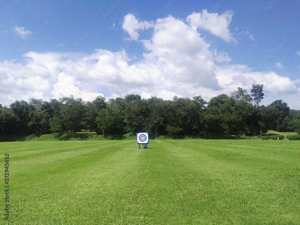 Obraz premium Archery field