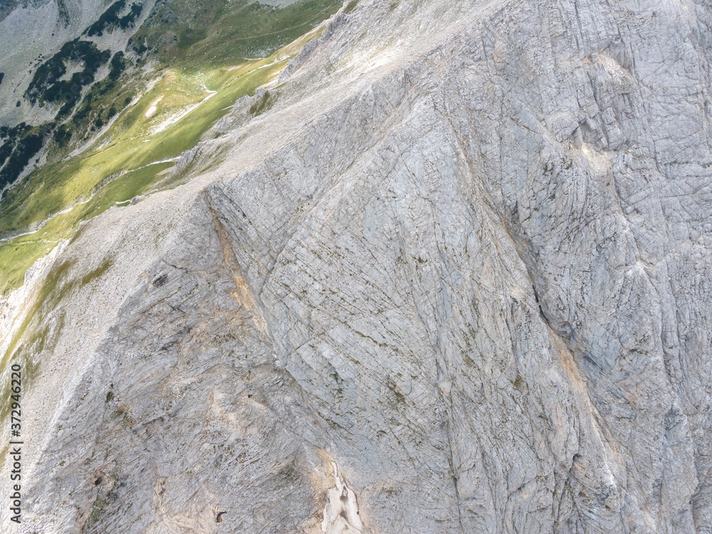 Aerial view of Vihren Peak, Pirin Mountain Aerial view of Vihren Peak, Pirin Mountain