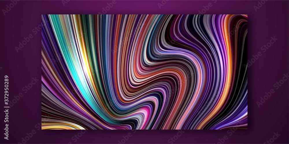 3d Liquid wave design with Colorful modern flow background Vector illustration 3d Liquid wave design with Colorful modern flow background Vector illustration