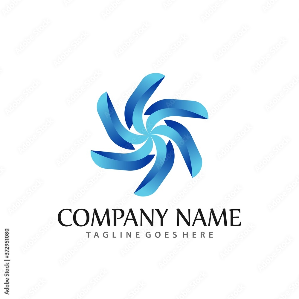 Abstract Spinning Arrow Modern Logos Design Vector Illustration Template Abstract Spinning Arrow Modern Logos Design Vector Illustration Template