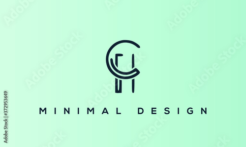 CH letter logo alphabet monogram icon symbol photo