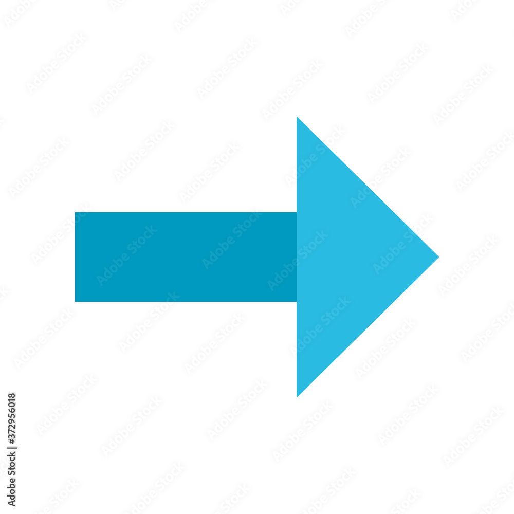 right arrow flat style icon design of direction web forward and infographic theme Vector illustration right arrow flat style icon design of direction web forward and infographic theme Vector illustration