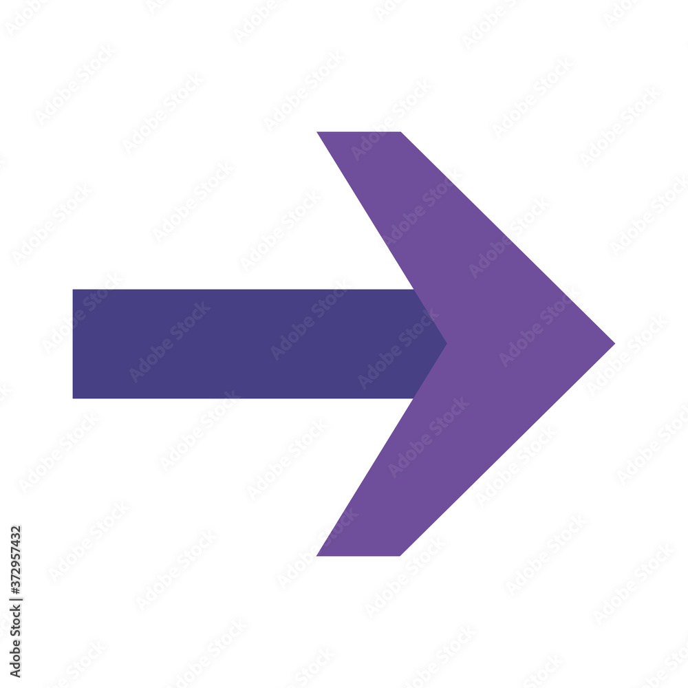 right arrow flat style icon design of direction web forward and infographic theme Vector illustration right arrow flat style icon design of direction web forward and infographic theme Vector illustration