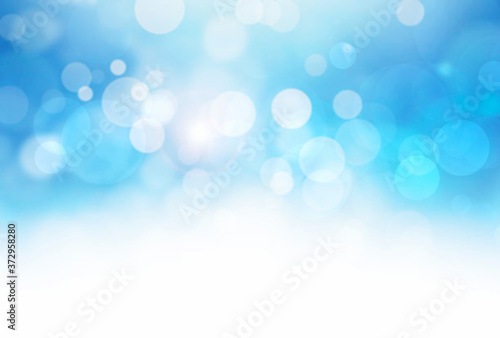 Blue bokeh abstract wallpaper,Christmas background