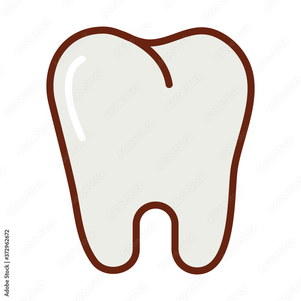 human body tooth anatomy organ health line and fill icon human body tooth anatomy organ health line and fill icon