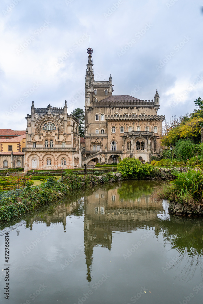 Luxury palace hotel with beautiful garden, Serra do Bussaco, Portugal