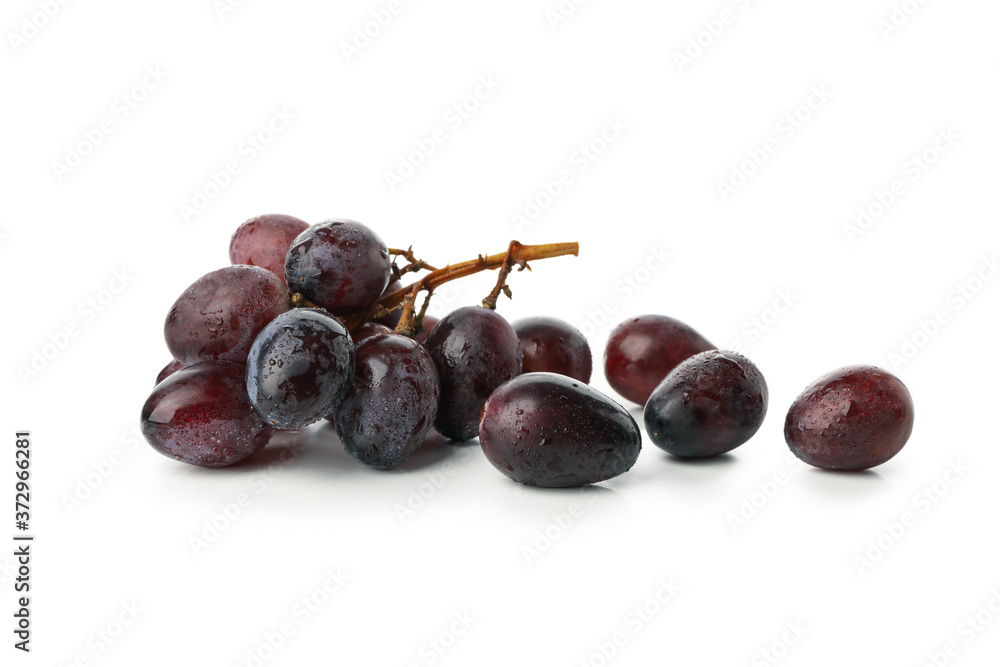 Fresh ripe grape isolated on white background Fresh ripe grape isolated on white background