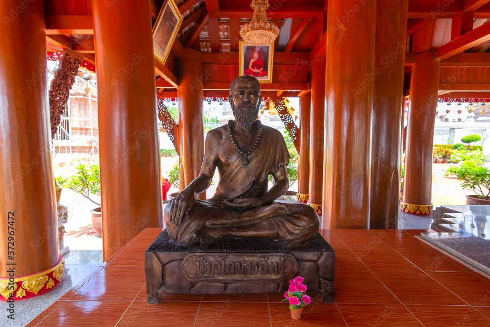 Obraz premium Wat Ban den or Wat Ban den sali Si Mueang Kaen,Mae Taeng District, Chiang Mai, thailand 