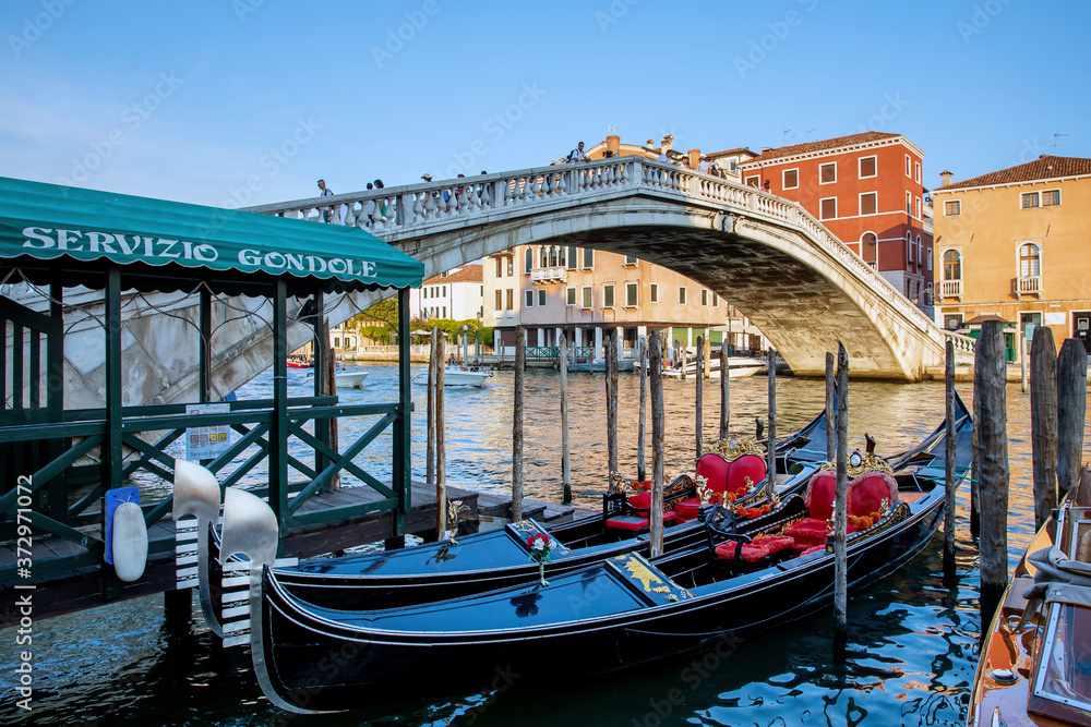 Gondola service for transporting tourists