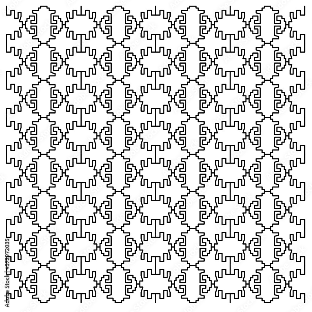 LUXURY DESIGN ORNAMENTS GEOMETRIC AZTECS PATTERN