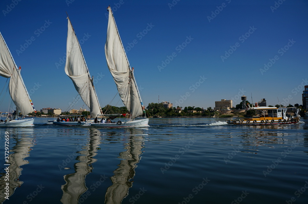 Obraz premium Nilschiffe