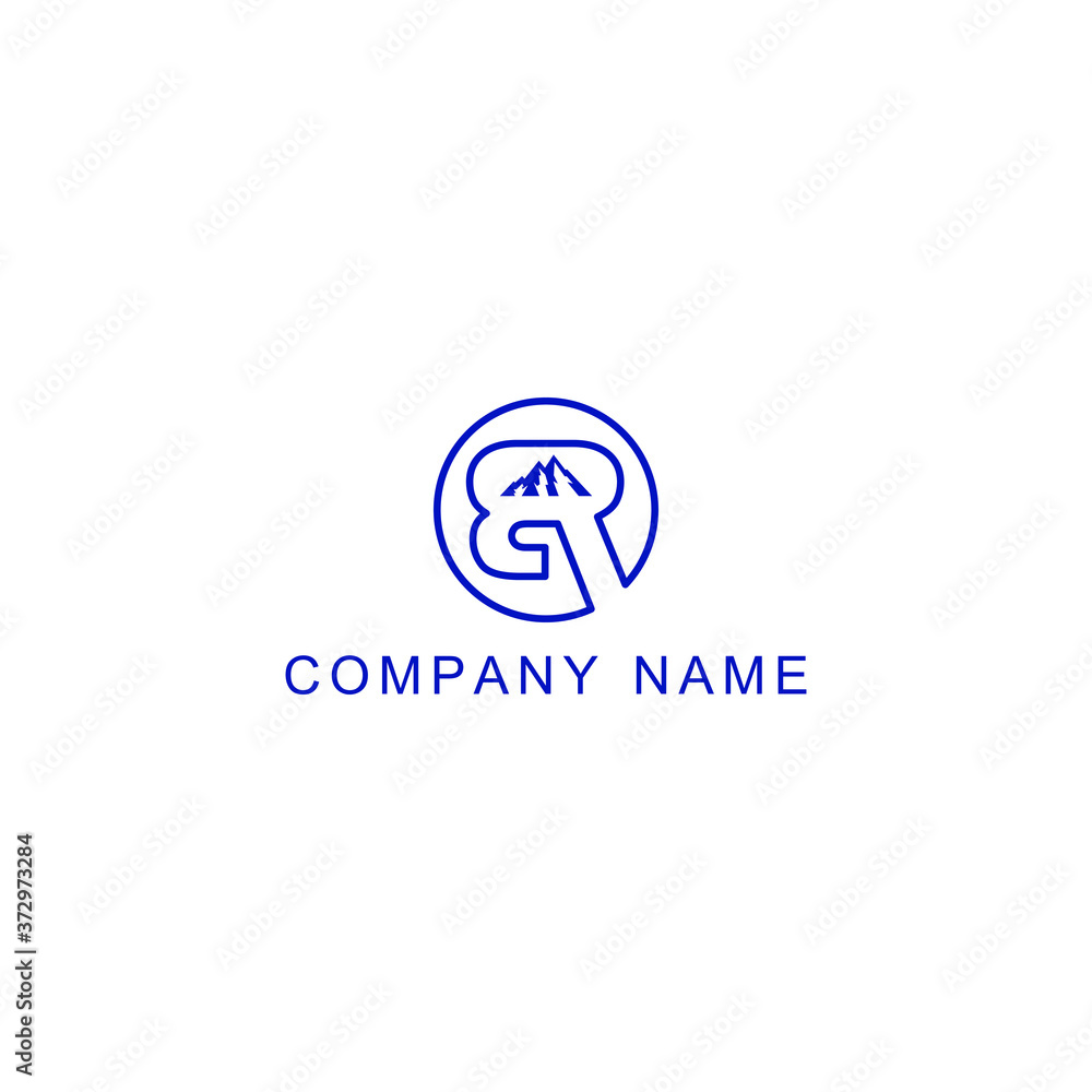 Fototapeta premium br icon vector logo design. br template quality logo symbol inspiration