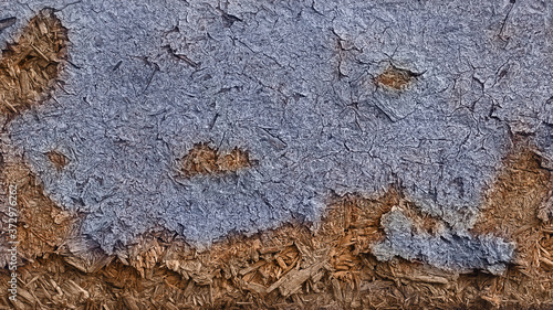 A blue and brown wooden sliver background