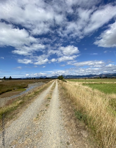 Route de campagne, région de Nelson, Nouvelle Zélande