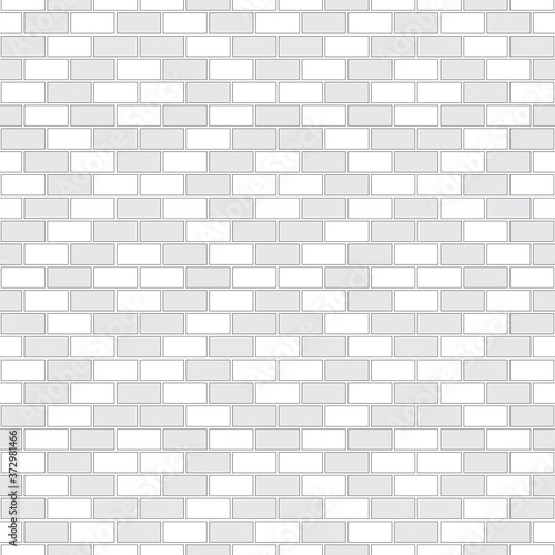 Brickwork texture seamless pattern. Decorative appearance of Header brick bond. Rhombus masonry design. Seamless monochrome vector illustration.
